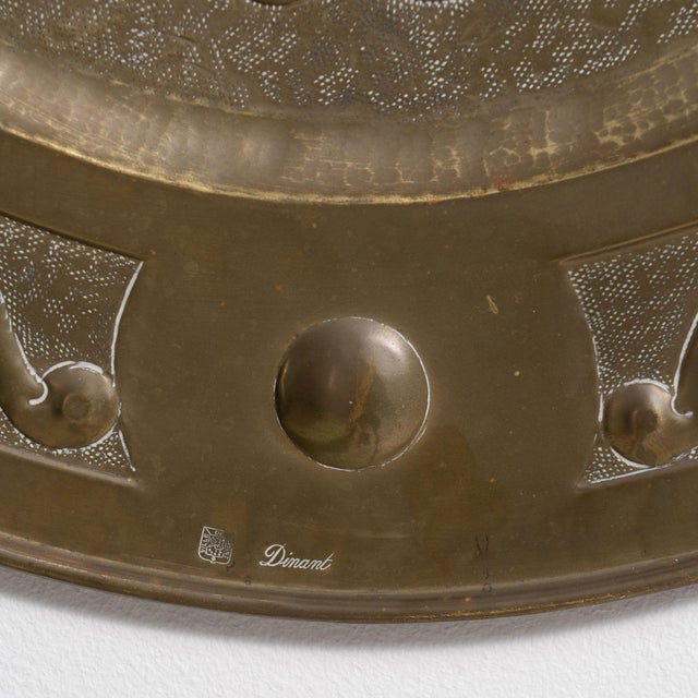 Early 20th Century Early 20th Century France Brass Plate For Sale - Image 5 of 15