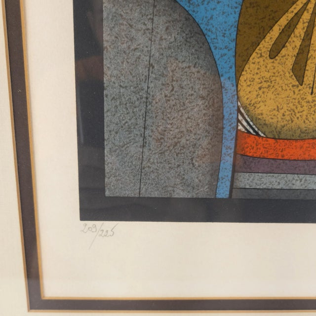 20th Century Cubist Modernist Lithograph Print by Mihail Chemiakin For Sale - Image 9 of 12