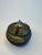 Contemporary Modern Asian Small Raku & Polished Stones Lidded Jar For Sale - Image 3 of 10