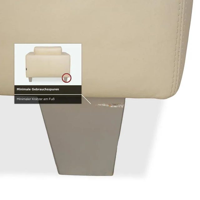 Leather Chair in Cream White from Machalke For Sale - Image 6 of 12