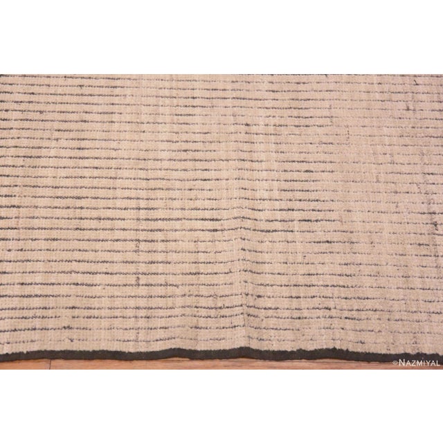 2020s Nazmiyal Collection Neutral Tones Chic Contemporary Area Rug For Sale - Image 5 of 5