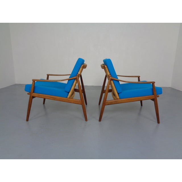 Wilkhahn Teak Sofa and Lounge Chairs by Hartmut Lohmeyer for Wilkhahn, 1960s, Set of 3 For Sale - Image 4 of 18