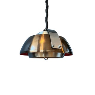 Space Age Orange Pendant Light from Lakro Amstelveen For Sale