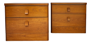 Cantata Range Bedside Cabinets in Teak from Stag, 1970s, Set of 2