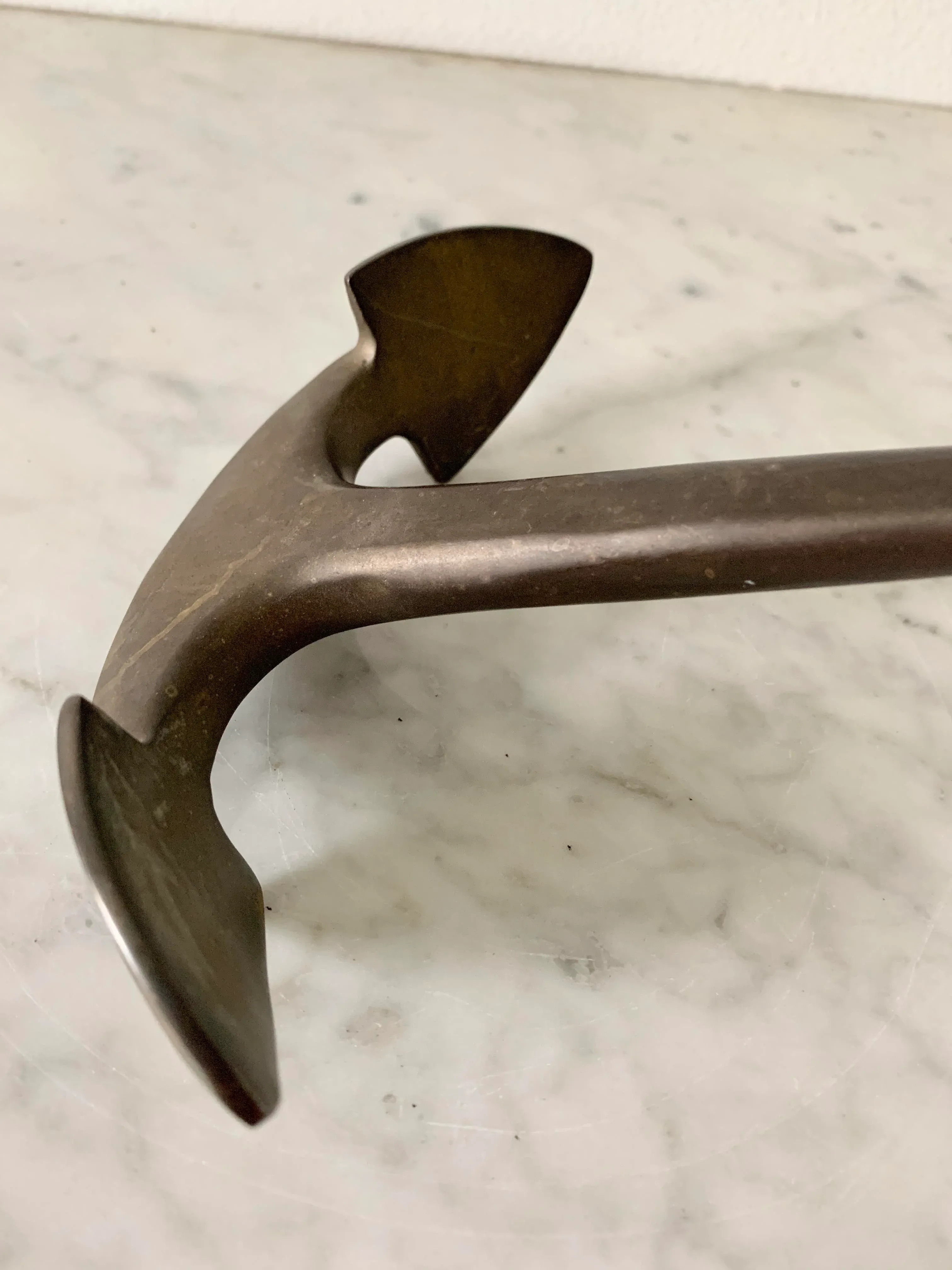 5″ Antiqued Brass Anchor Paperweight Coastal Tabletop Décor – Madison Bay Company