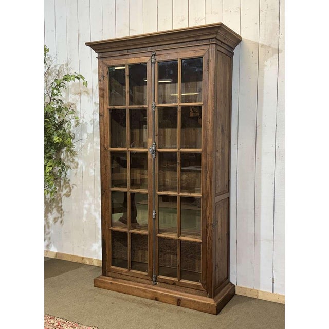 Modern Fir Wood Bookcase, 1980s For Sale - Image 4 of 18