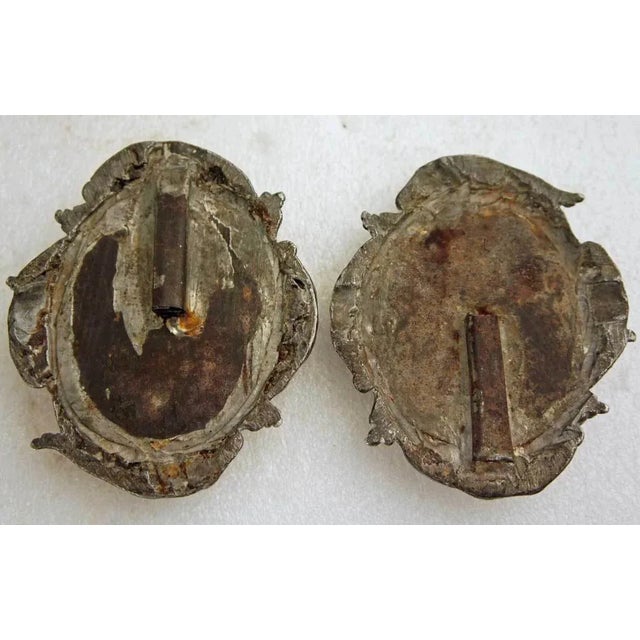 Traditional Early 19th Century English George III Silver-Plated Carriage Plaques - A Pair For Sale - Image 3 of 4