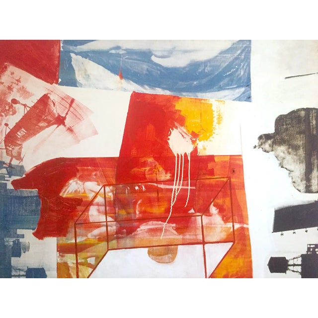Robert Rauschenberg Rare Lmtd Edtn Lithograph Print