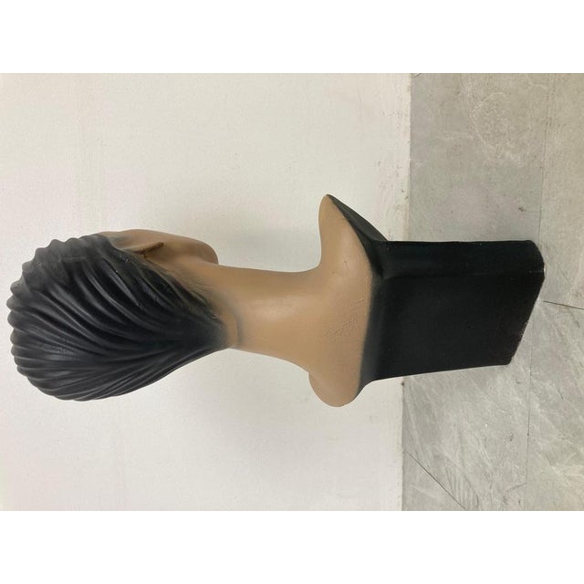 Sculpture Materials Vintage Mannquin Head, 1960 For Sale - Image 7 of 10