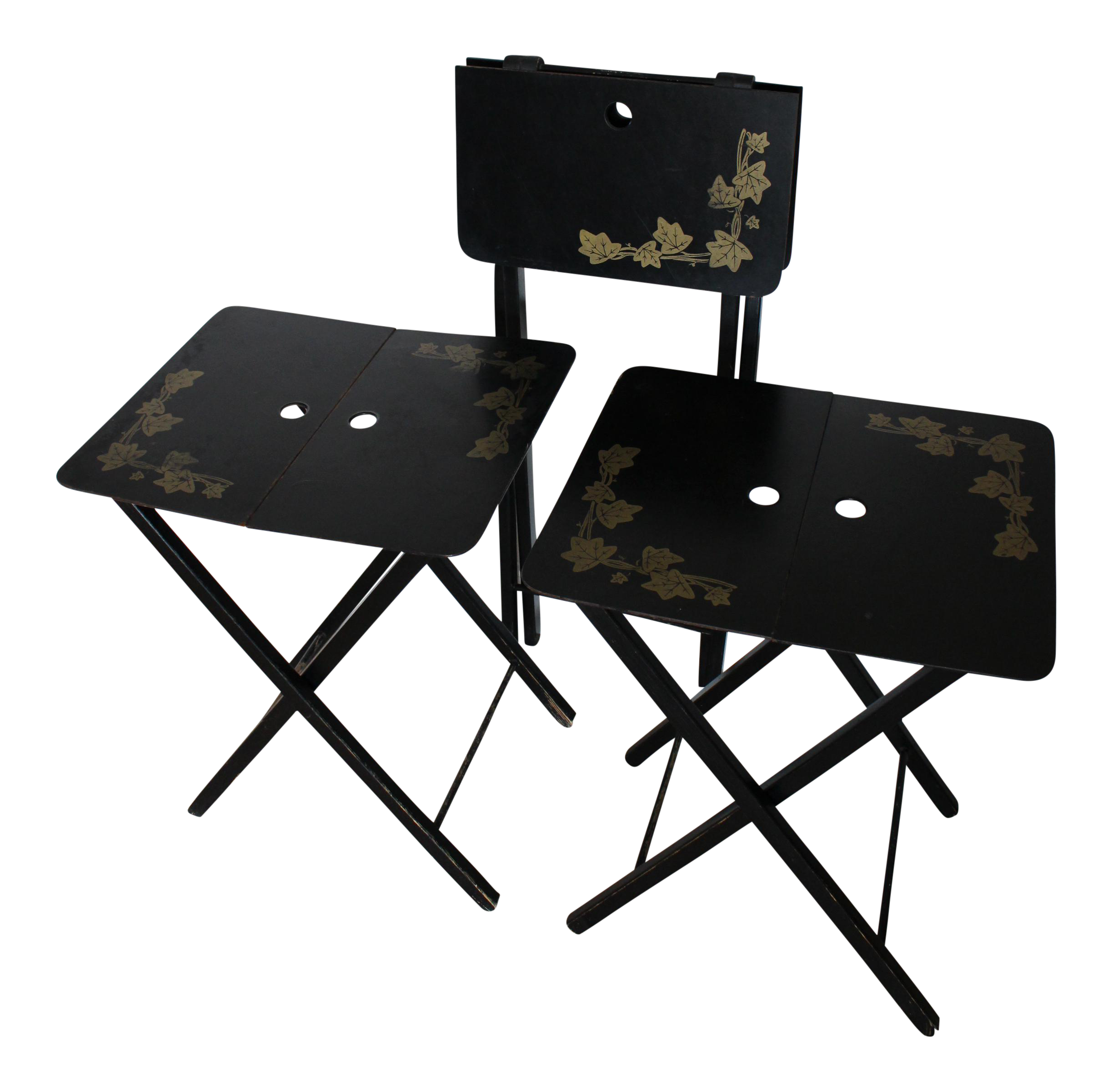 Tray Table Sets & Ivana Folding TV Tray Table Set Sc 1 St ...