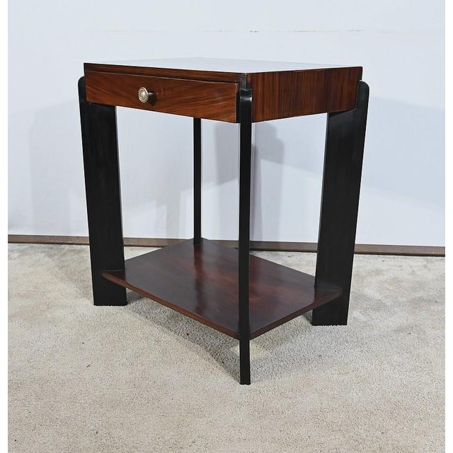 Black Small Art Deco Table, 1930s For Sale - Image 8 of 16