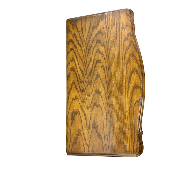 Late 20th Century Drexel Chatillon Collection Louis XV French County Style Oak Nightstands - A Pair For Sale - Image 9 of 14