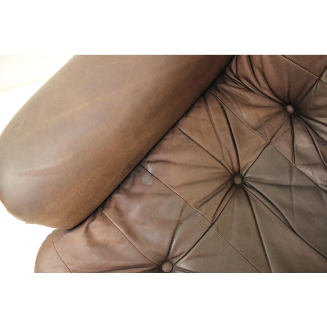 Modular Five Seater Sofa in Leather, 1980s, Set of 5 For Sale - Image 13 of 18