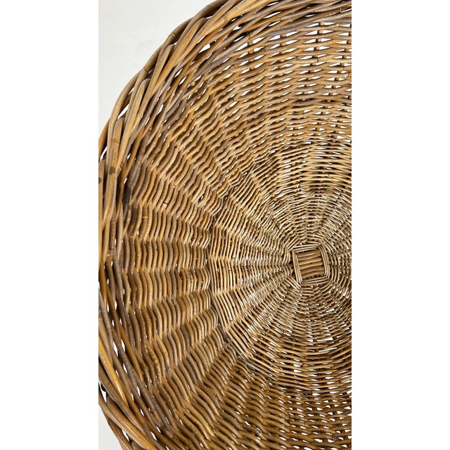 1960s Vintage Cone Wicker Chair, 1960s For Sale - Image 5 of 8
