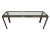 A fine vintage bronze and glass console table attributed to Roger Sprunger for Dunbar. Clean modernist lines, with an...