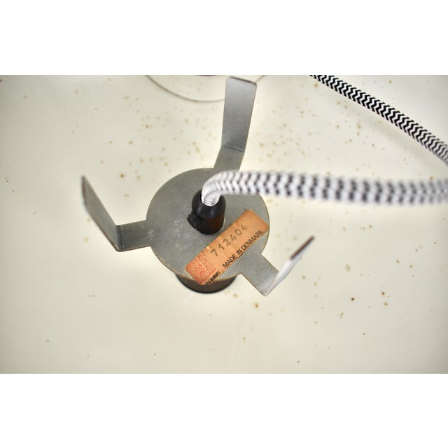 Mid 20th Century Midi Bunker Fog & Mørup Pendant Light by Jo Hammerborg in Chocolate Brown For Sale - Image 13 of 17
