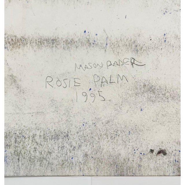 Mason Rader, Surrealist Spray Paint Painting Mixed Media Rosie Palm Mason Rader Pop Art, 1995 For Sale In Miami - Image 6 of 6