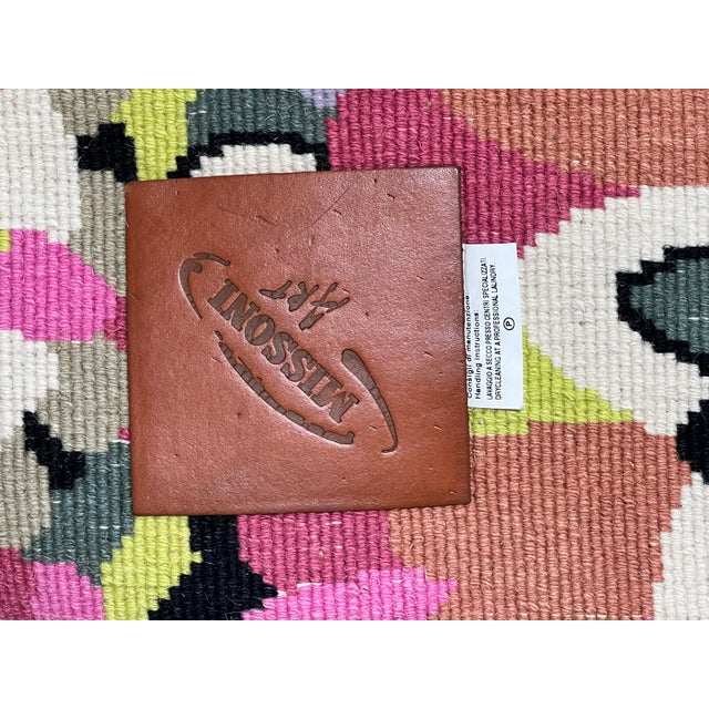 20th Century Casa Circle Multicolor Floral Rug from Missoni, 1983 For Sale - Image 10 of 11