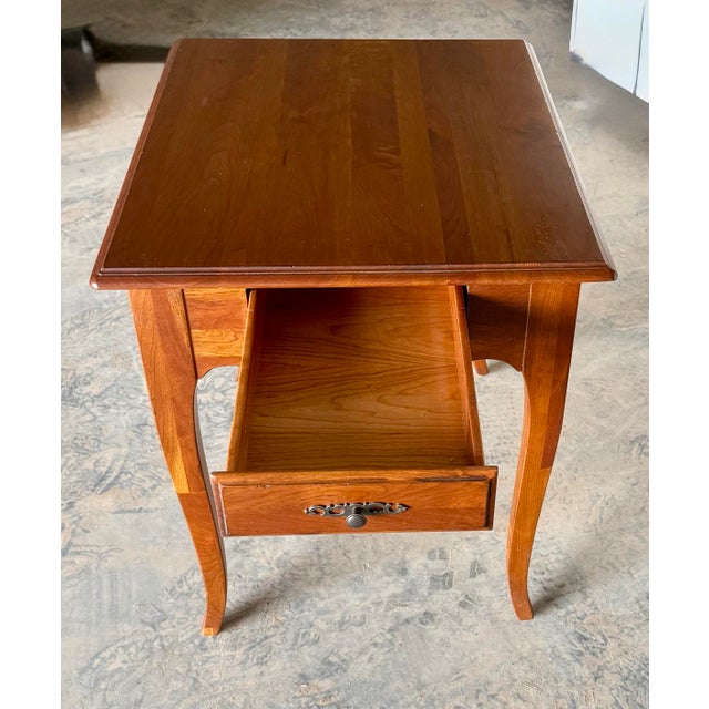 Mid 20th Century Ethan Allen Madison French Country Side Table For Sale - Image 9 of 12