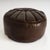 1970s Vintage Leather Pouf, 1970s For Sale - Image 5 of 12
