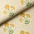 Schumacher SAMPLE - Schumacher Saranda Flower Sisal Wallpaper In Marigold For Sale - Image 4 of 4
