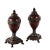Rouge Griotte Marble Vases, Set of 2 For Sale - Image 10 of 10