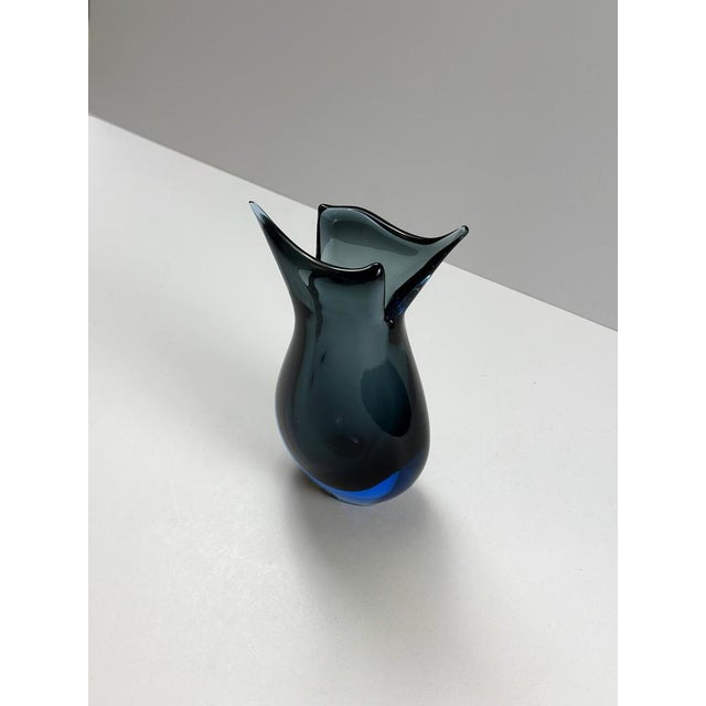 Murano Glass Vase by V. Nason, 1980s For Sale - Image 3 of 11