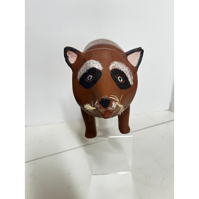 Recognized American Folk Artist David Alvarez Abstract Sculpture - Modern Contemporary Folk Art Wooden Hand Carved...