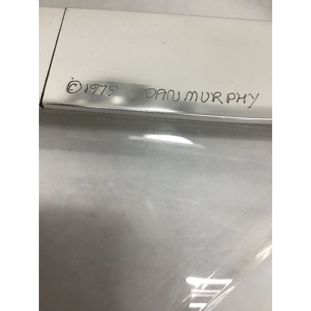 1979 Vintage Abstract Metal Sculpture by Dan Murphy For Sale - Image 10 of 13