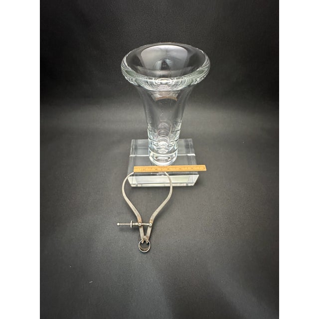 1950s Circa 1950's Mid-Century Modern Art Verrier French Vase For Sale - Image 5 of 6