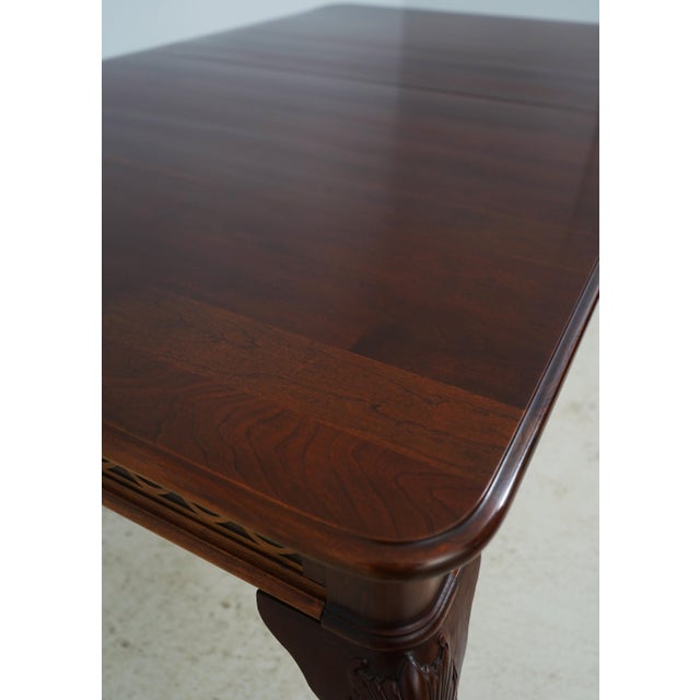 Pennsylvania House Ball & Claw Cherry Dining Room Table For Sale In Philadelphia - Image 6 of 18