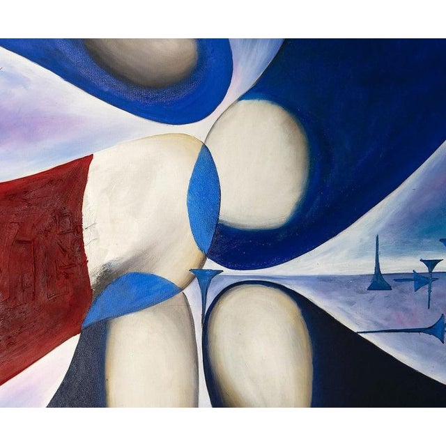 Giorgio Lo Fermo, Five Shapes, 2018, Oil on Canvas For Sale - Image 3 of 4