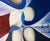 Giorgio Lo Fermo, Five Shapes, 2018, Oil on Canvas For Sale - Image 3 of 4