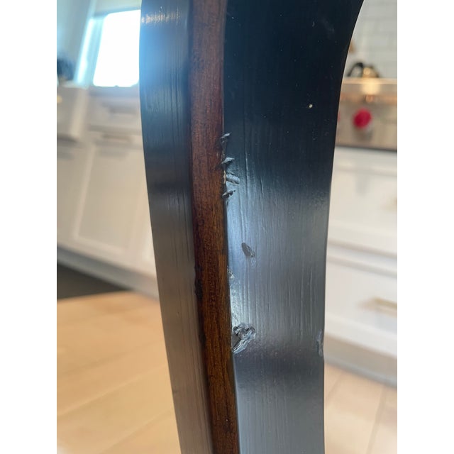 1980s Attributed to Michael Taylor Black Pavillion Side Table For Sale - Image 10 of 17
