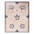 1880s Ivory Blue Coral Antique Traditional Chinese Peking Dragon Rug Wool Carpet For Sale