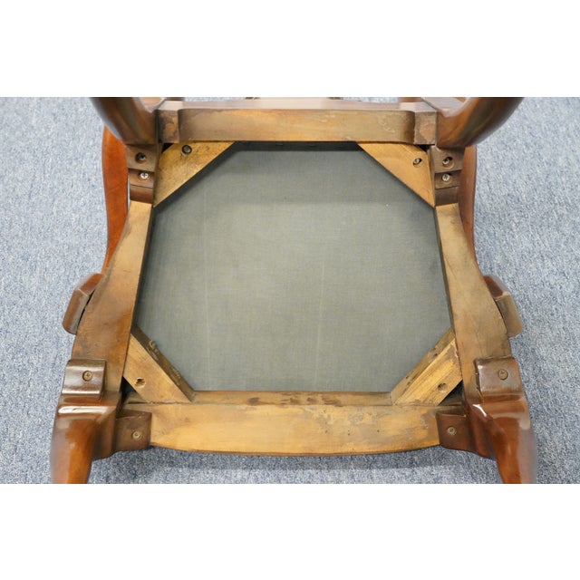 Hickory Chair Solid Mahogany Traditional Style Bentwood Splat Back Dining Arm Chair For Sale - Image 9 of 9