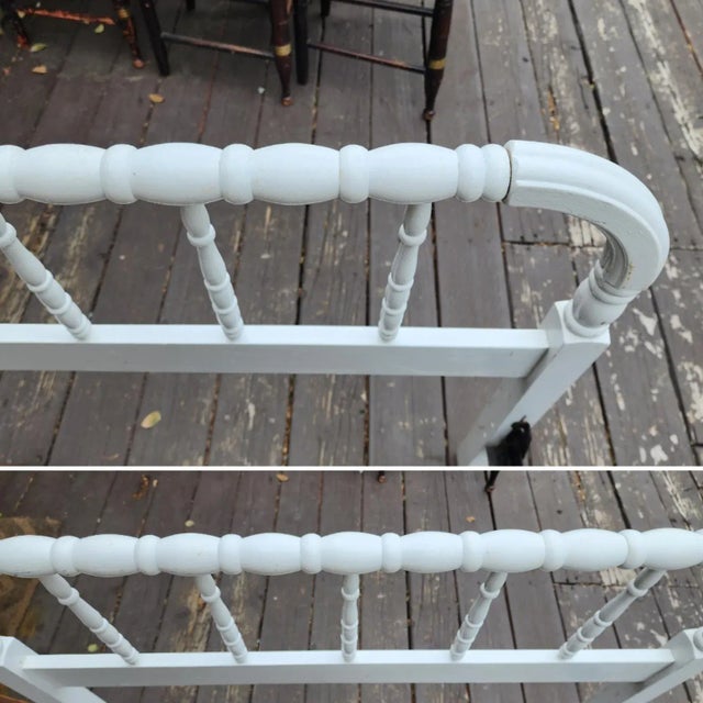 Vintage White Jenny Lind Twin Bed Chairish