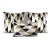Textile Tova in Blackstone Geometric Velvet Pillow Cover For Sale - Image 7 of 8