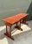 Brick Red Vintage Rustic Red Wood Console Table For Sale - Image 8 of 12