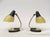 Brass, Anthracite and Glass Bedside Lamps from Lacroix, 1950s, Set of 2 For Sale - Image 4 of 18