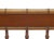 Brown Antique Faux Bamboo Small Bed or Daybed Vintage Maple Wood Window Seat Bench French Style For Sale - Image 8 of 8