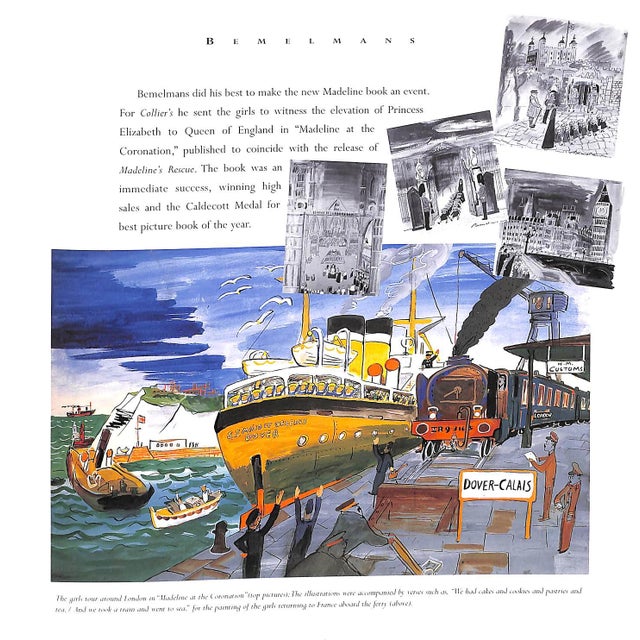 "Bemelmans: The Life & Art of Madeline's Creator" 1999 Marciano, John Bemelmans For Sale - Image 4 of 12