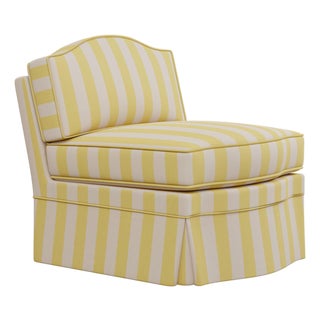 Citron Felix Slipper Chair by Ceraudo For Sale