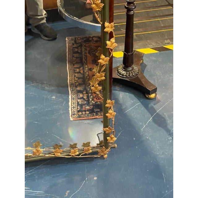 Traditional Vintage Italian Gilt Iron Mirror For Sale - Image 3 of 8
