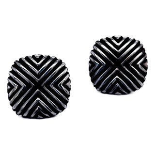 1990s John Hardy Estate Cufflinks Sterling Silver, 2 Pieces For Sale