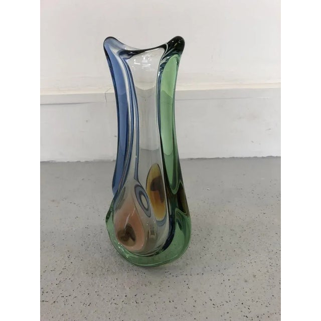 Mid-Century Modern Mid-Century Murano Glass Vase, 1950s For Sale - Image 3 of 18