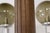 1970s Large Mid Century Modern Smoked Glass & Metal & Walnut Chandelier in Sonneman Style For Sale In Detroit - Image 6 of 7