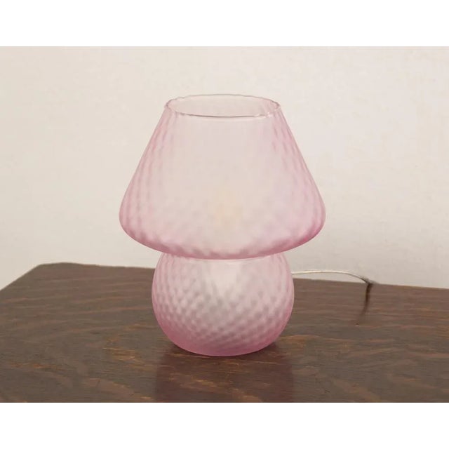 Murano Glass Mushroom Table Lamp, Italy For Sale - Image 6 of 11