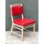 Late 20th Century Vintage McGuire Red Upholstered Rattan Desk Chair For Sale - Image 5 of 12