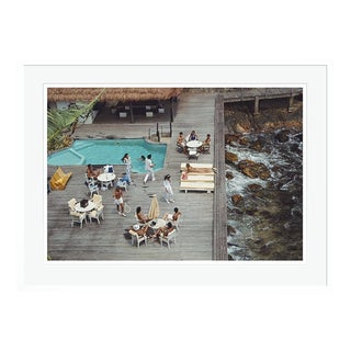 Decking by the Sea 1988 by Slim Aarons Framed C-Print For Sale